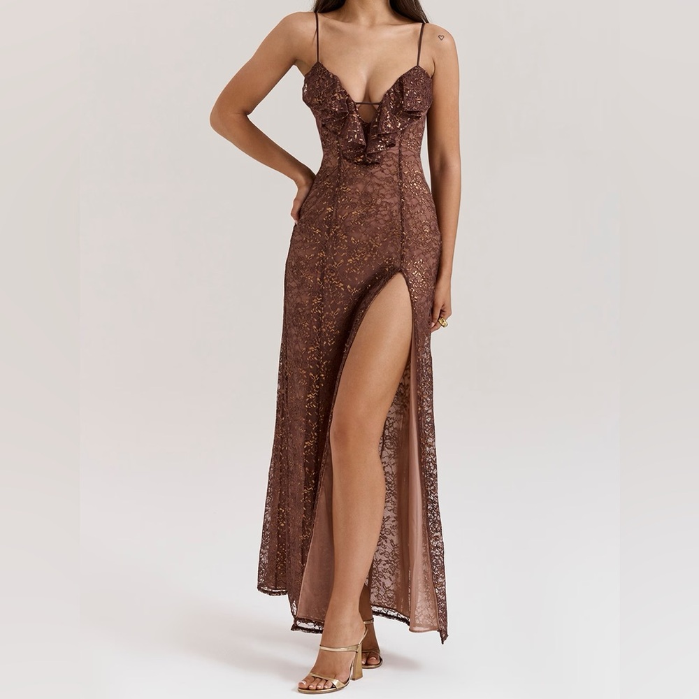 House of CB Lucianna Lace Gown